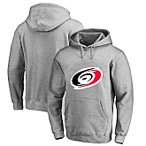 Carolina Hurricanes Gray Men's Customized All Stitched Pullover Hoodie,baseball caps,new era cap wholesale,wholesale hats